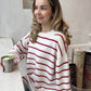 Flirty Stripes Sweater