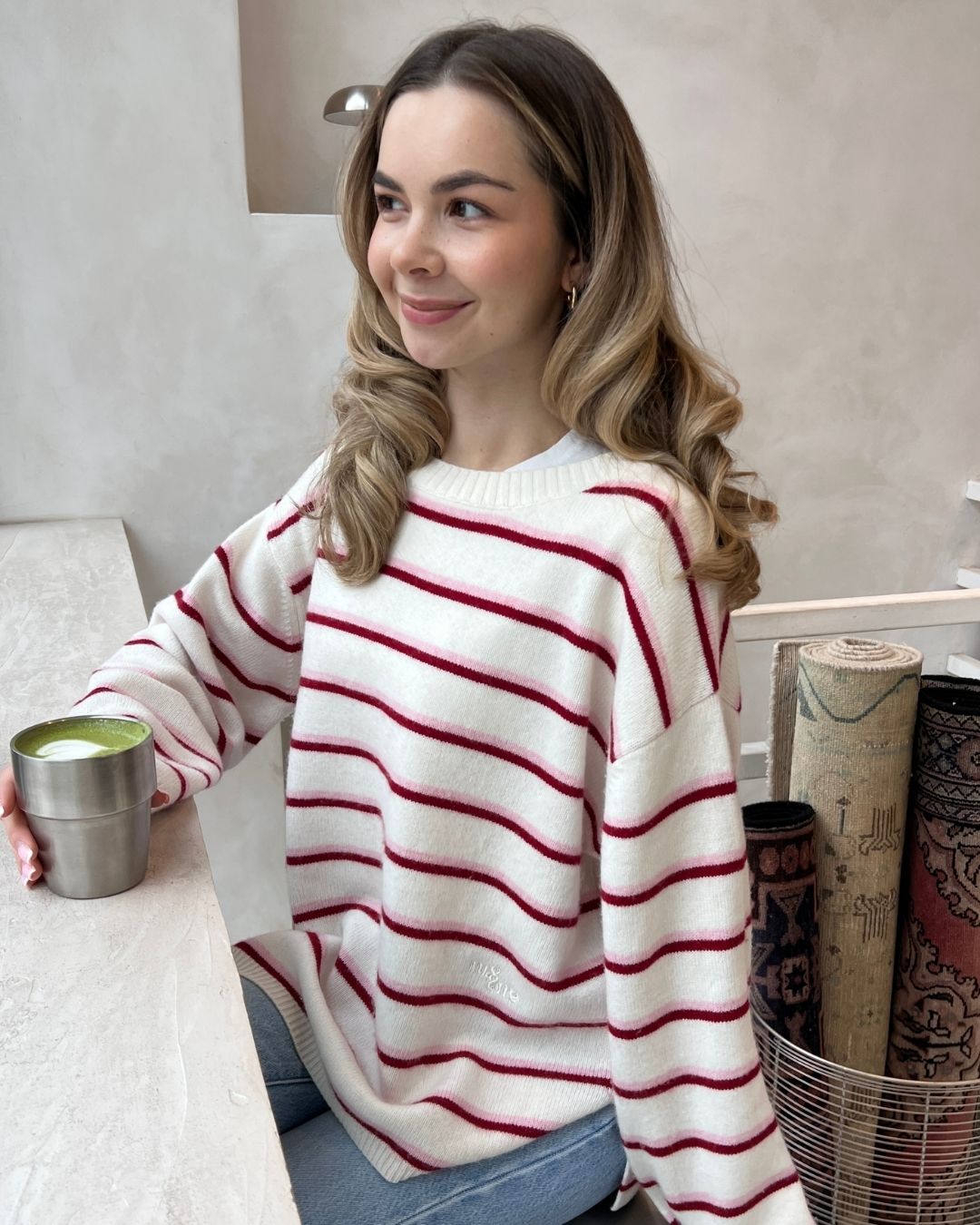Flirty Stripes Sweater