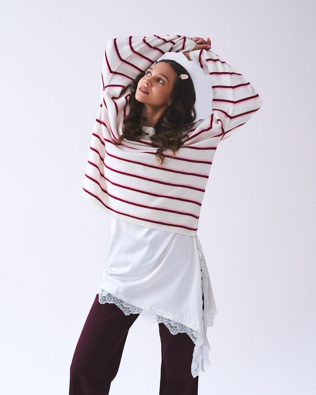 Flirty Stripes Sweater