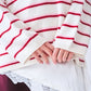 Flirty Stripes Sweater