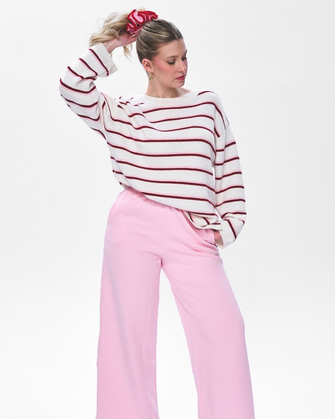 Flirty Stripes Sweater